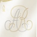 Chic Two Letter Monogram AR RA Interlocking Monogram Wedding Initials ...