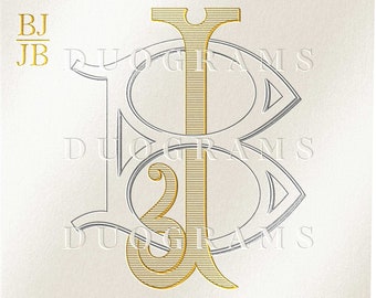 Custom Interlocking GL LG Wedding Monogram Logo Printable Digital ...