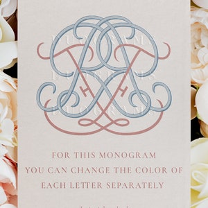 Vintage Monogram Logo Design ER RE Monogram Wreath SVG Digital Download ...