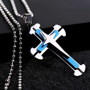 Mans Cross Necklace