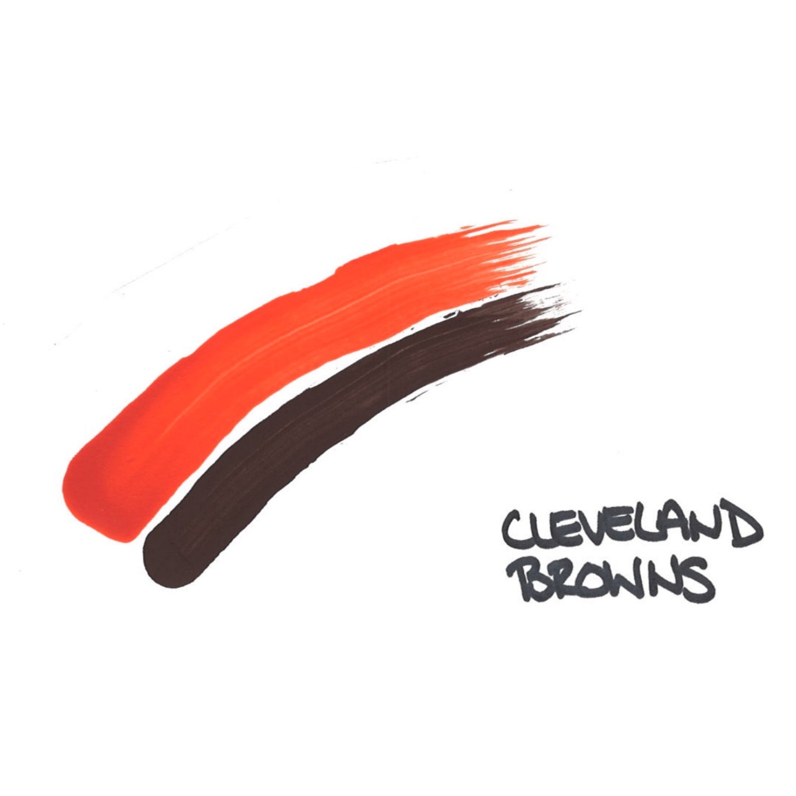 NFL Cleveland Browns Acrylic Paint Set Nontoxic 2oz Matte Etsy