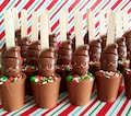 Christmas Hot Chocolate Stirrers with Kit Kat Santa, Stocking Filler, Gift
