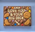 Valentine's Day Personalised Chocolate Slab, Any Message
