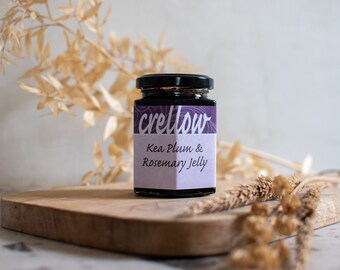 Crellow Cornish Jelly Damson Kea Plum & Rosemary