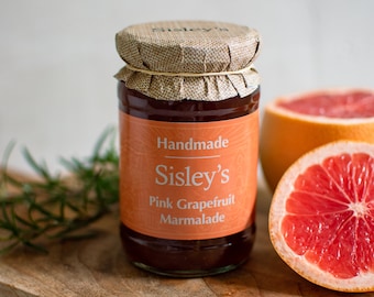 Sisley's Cornish Pink Grapefruit Marmalade x 1 Jar 340g Award Winning