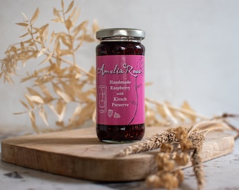 Raspberry & Kirsch Jam Preserve Amelia Rose