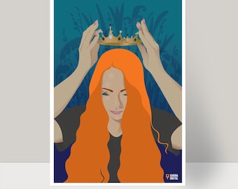 Be A Queen Wall Art - POSTER PRINT