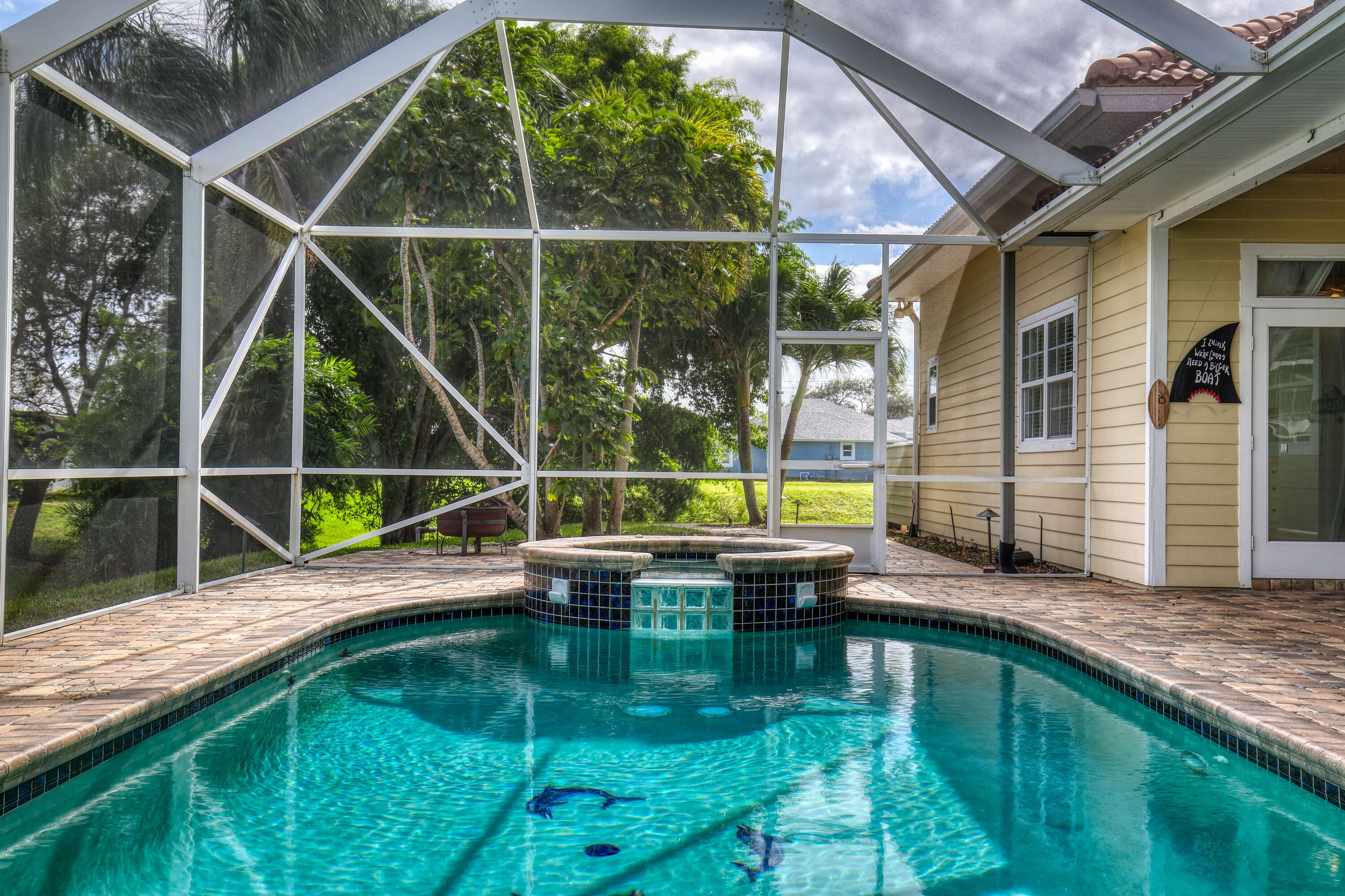 Backyard Pool Zoom Backgrounds