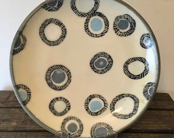 1973 Saucier/'s Hand Thrown Signature Pottery Bowl
