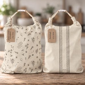 Beeswax Bread Bag for Sourdough, Extra Large Sourdough Loaf Storage