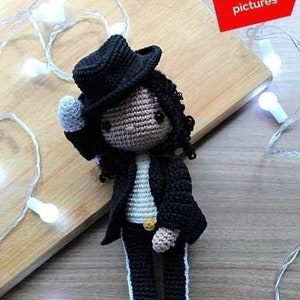Michael Jackson Amigurumi pattern