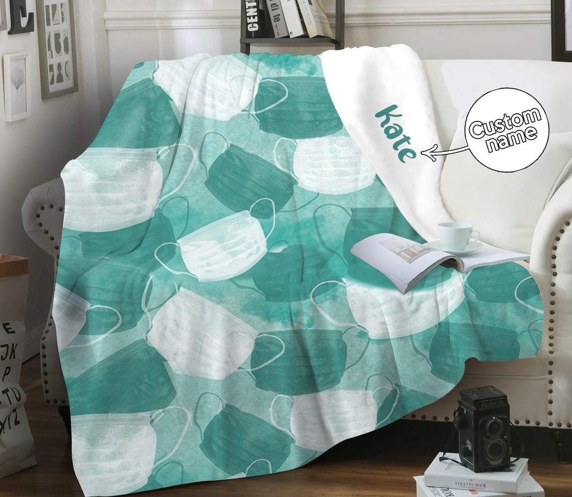 Custom Blanket Personalized Blanket Nurse Blanket Medical Etsy