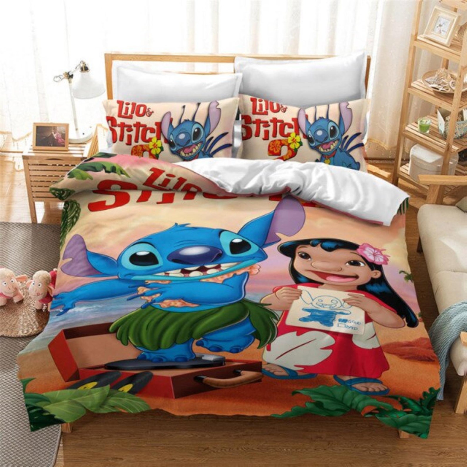 Stitch Bedding Set Stitch And Angel Bedding Set And Etsy