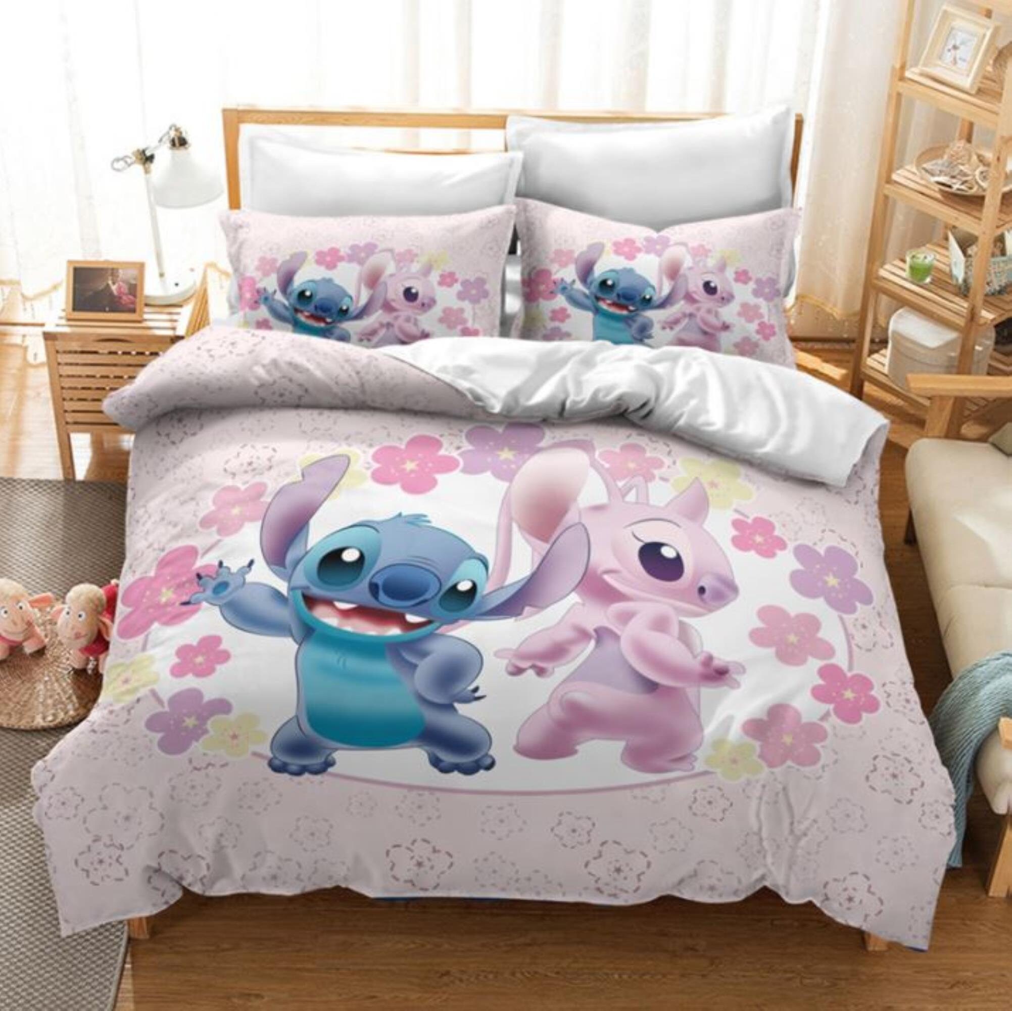 Stich Bettwäsche Set Stich und Engel Bettwäsche Set und Etsy