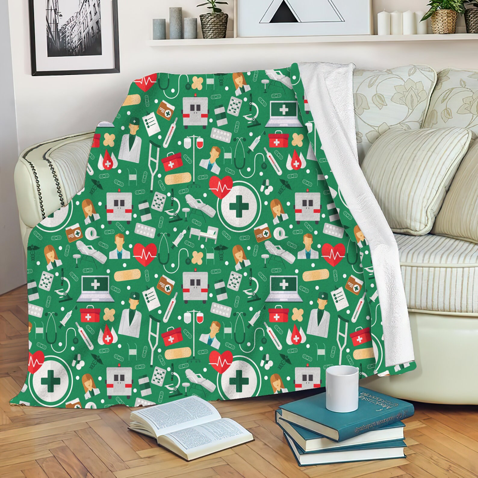 Nurse Blanket Nursing Blanket Nurse Life Blanket Gift For Etsy