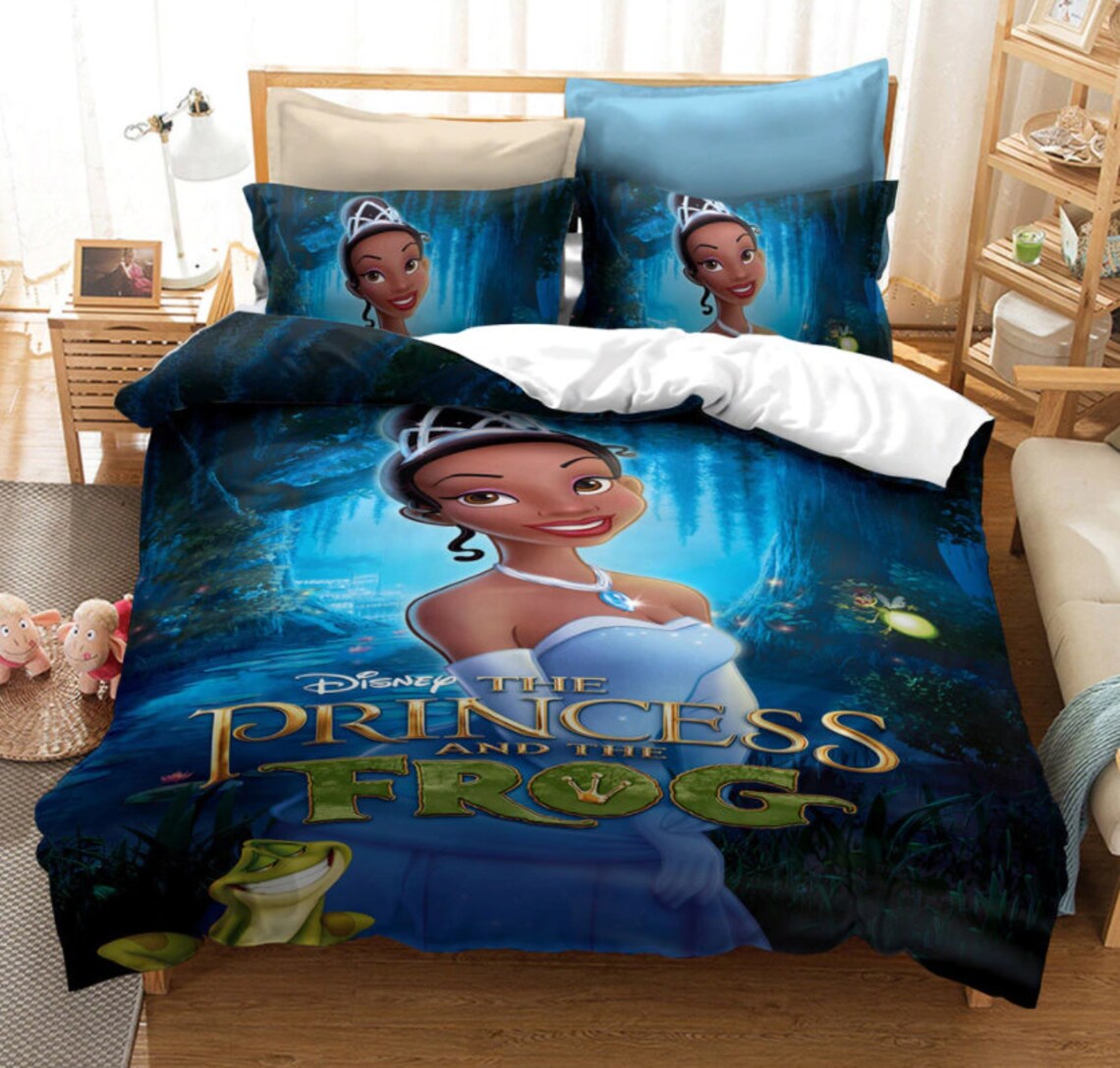 Frog Princess Bedding Set Frog Princess Duvet Set Cover Frog Etsy