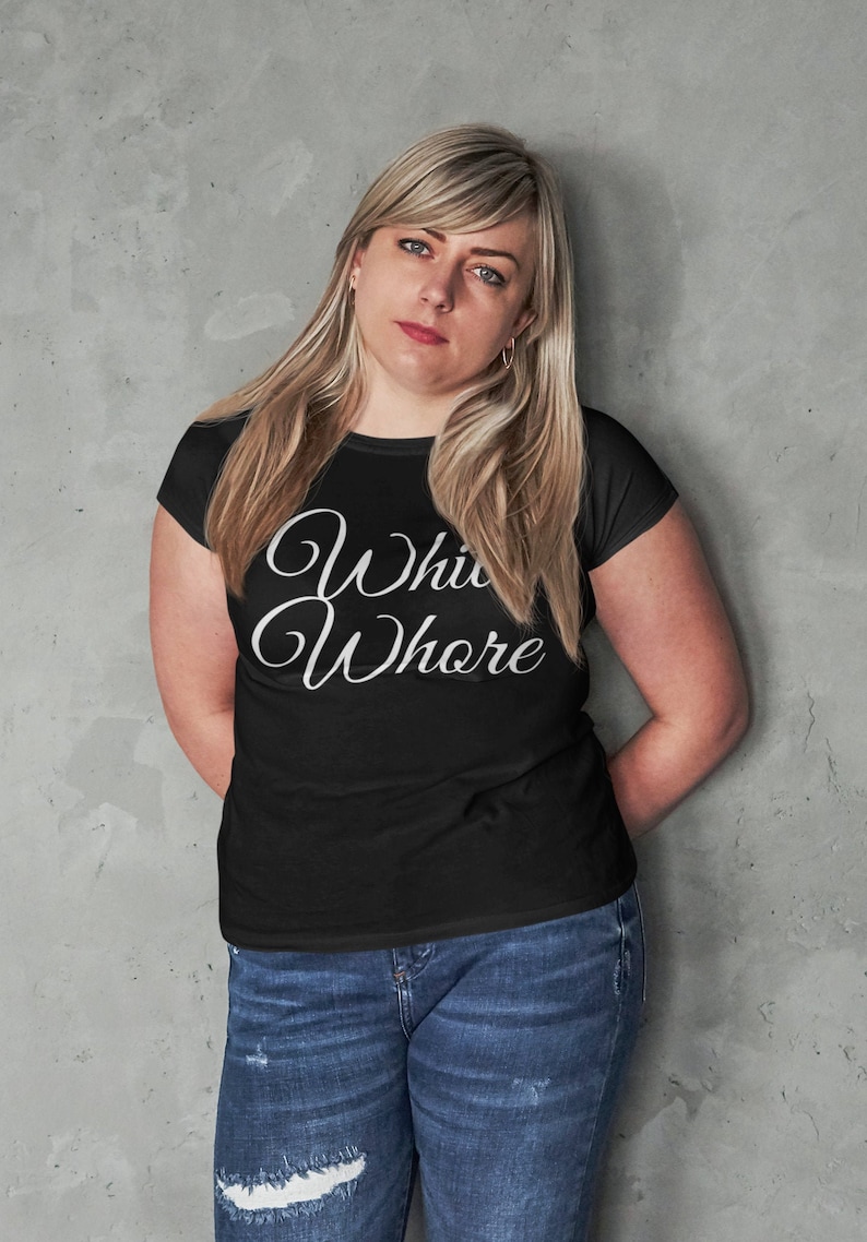 White Whore Shirt Snow Bunny Bbc Big Black Cock Cuckold Etsy Ireland