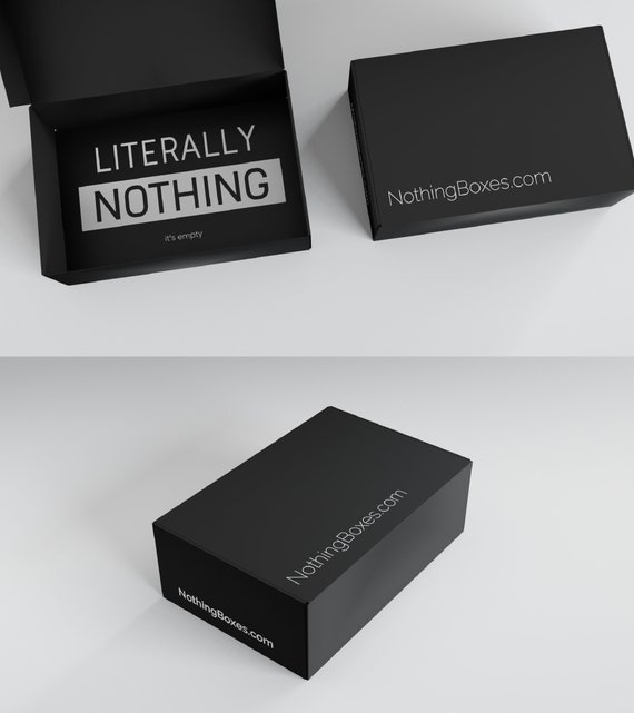 Send Nothing Directly to Someone Classy Box of Nothing Gift