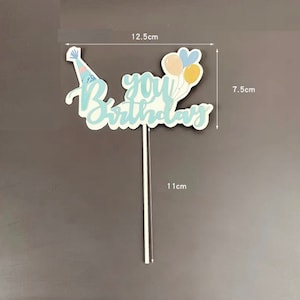 Birthday cake decoration balloon sign / cake Topper / cake decoration