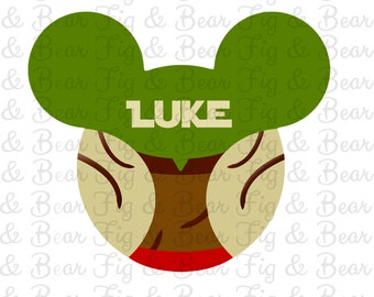 Star Wars Yoda Mickey Mouse Mouse Disney Personalized Shirt Iron On Transfer