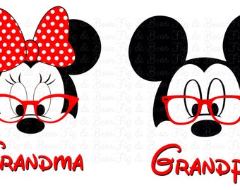 Grandma Minnie Svg - Etsy