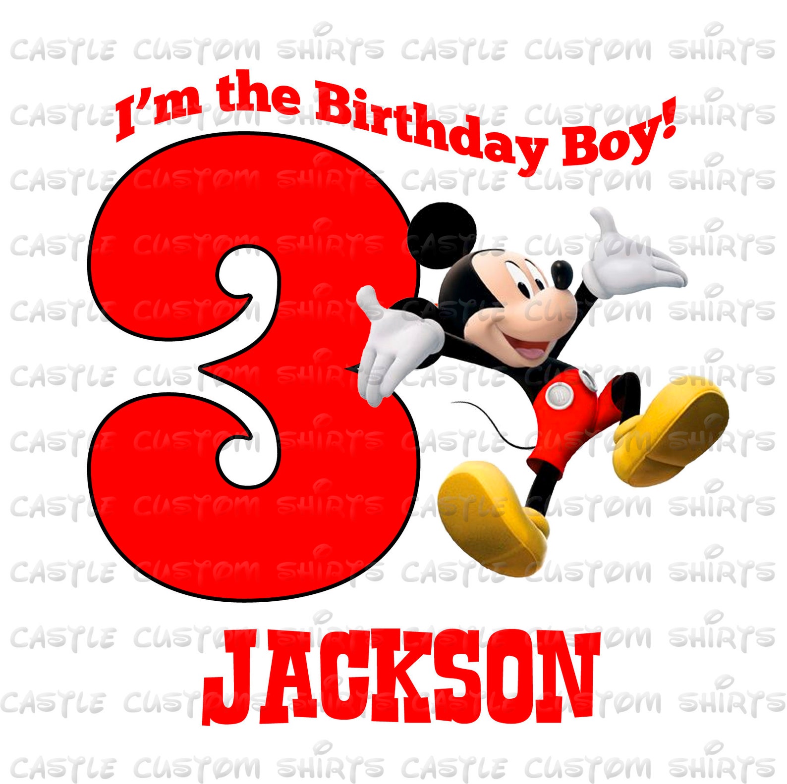 Disney Birthday Boy Mickey Mouse Party Shirt Iron on Transfer - Etsy