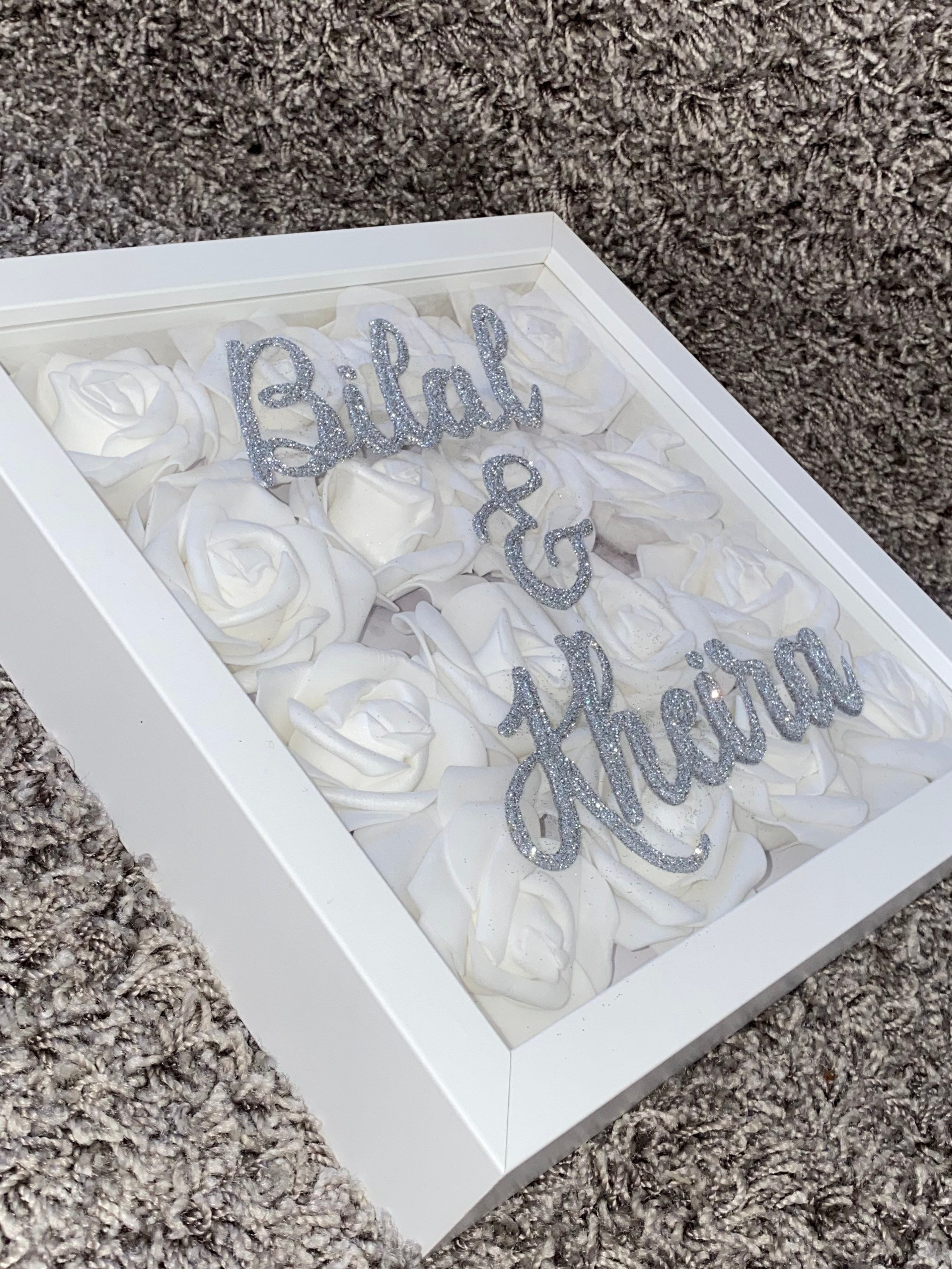 Cadre Fleurs Personnalisé