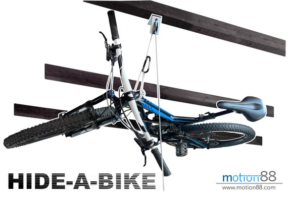 Hide a bike Fold Flat Storage System Etsy