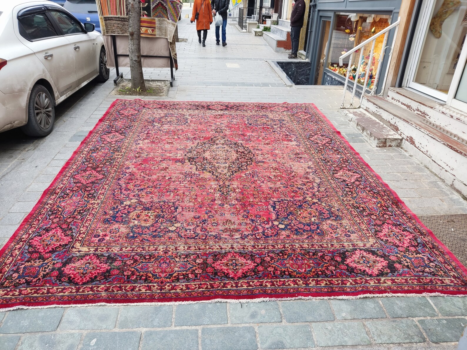 10.30' X '13.20 Heriz Rug,vintage Rug,oriental Rug Turkish, Rug,aztec