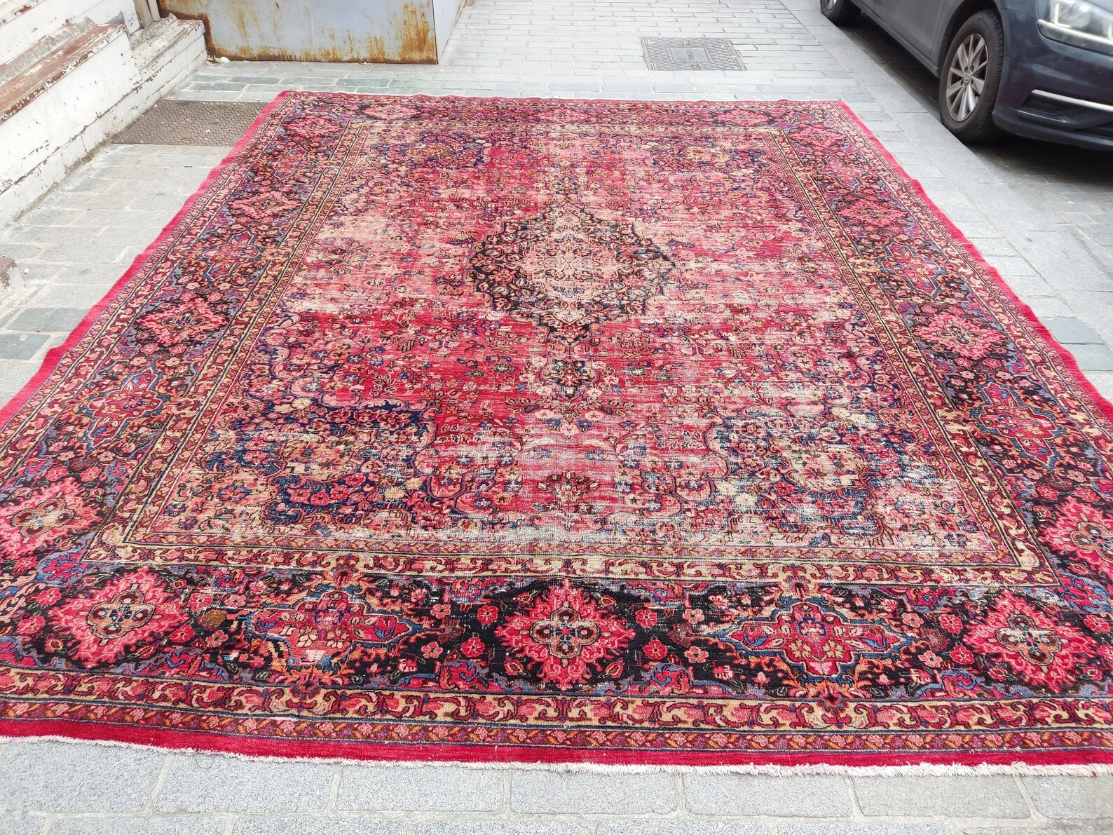 10.30' X '13.20 Heriz Rug,vintage Rug,oriental Rug Turkish, Rug,aztec