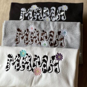 Mama Embroidered Sweater