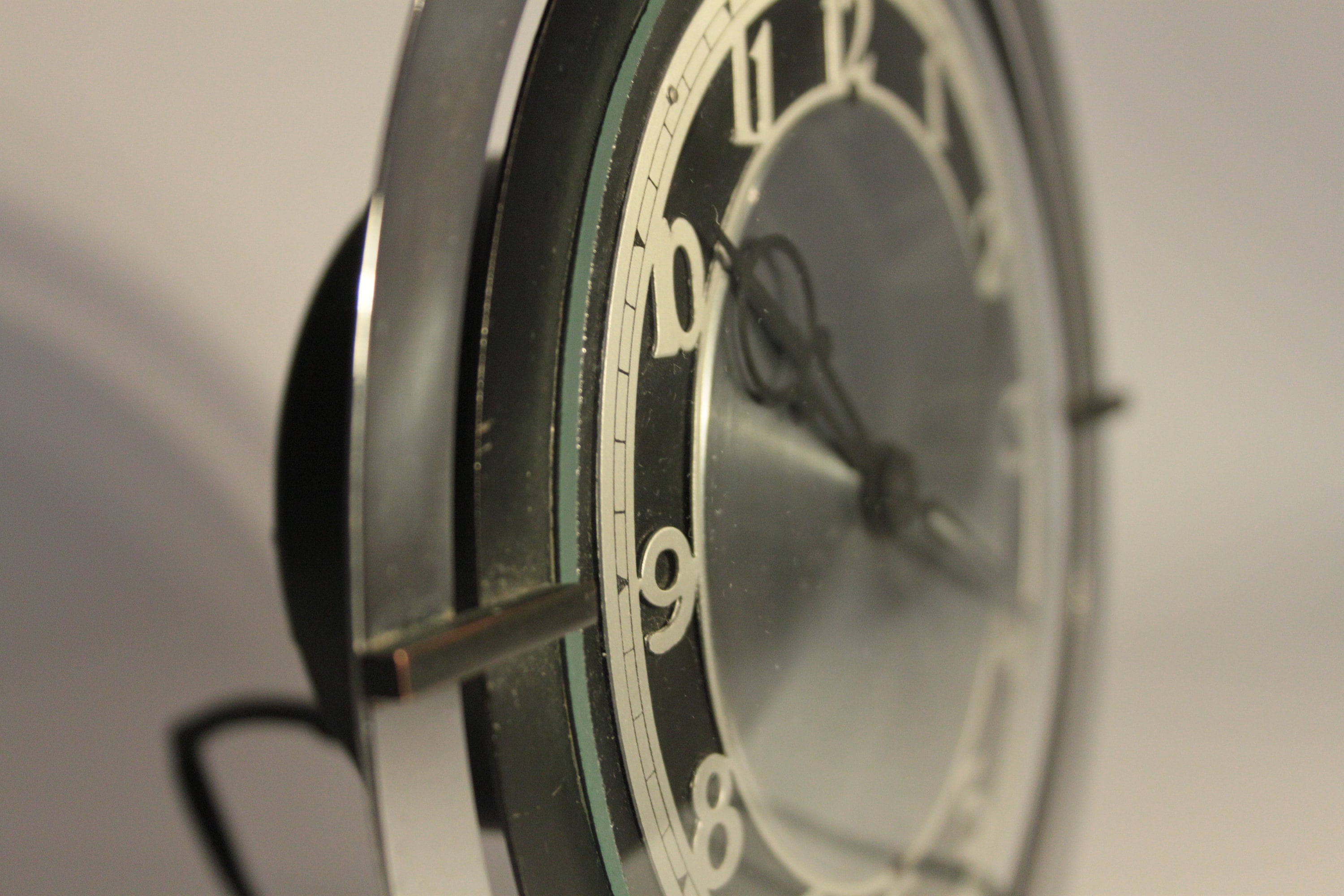 Unique Temco 1930s Art Deco Electric Clock Working Etsy