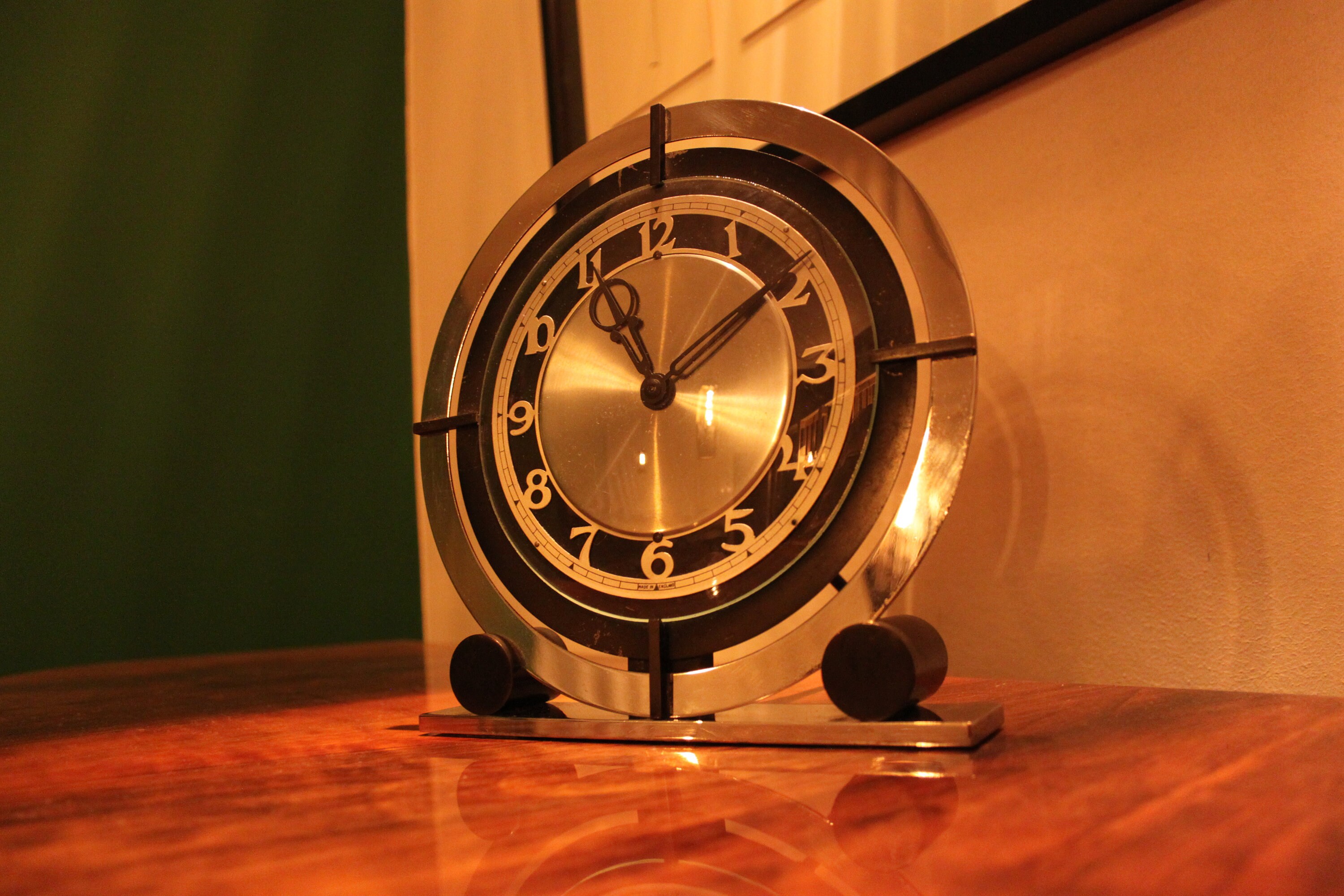 Unique Temco 1930s Art Deco Electric Clock Working Etsy