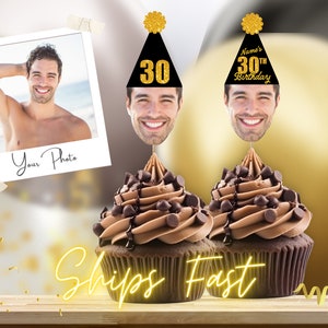 30th Birthday Cupcake Toppers Talk 30 To Me Birthday Decor Thirtieth Birthday Party Supplies Dirty 30 Face 30th Birthday Decorations 30 AF