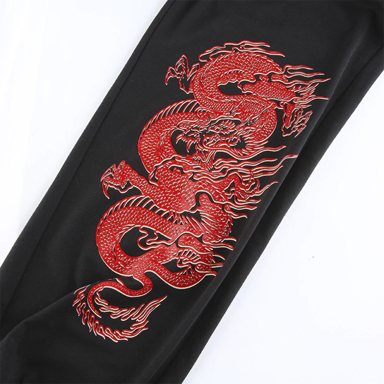 Double Dragon Printed Wide Leg Pants Trousers Women Plus Size | Etsy