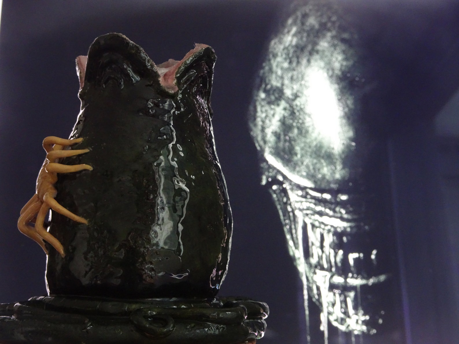 Alien Movie Egg Ovomorph facehugger Egg COMPLETE Etsy