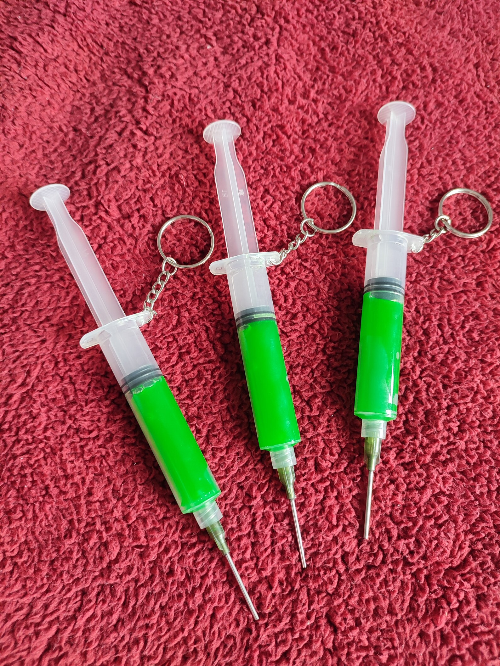 Reanimator inspired syringe keyring syringe keychain prop Etsy
