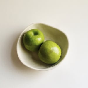 Handmade Ceramic Organic Fruity Bowl Salad Bowl Neutral Decor Glossy Glaze Perfect for Serving Artisan Pottery