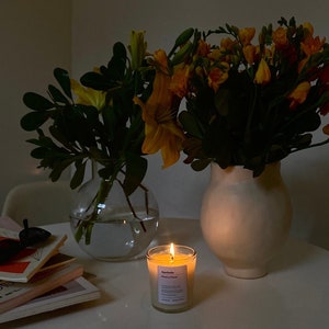 Organic Big Handmade Ceramic Vase Neutral Style, Minimalist Decor with Wabi Sabi Touch. A Stunning Flower Vessel image 2