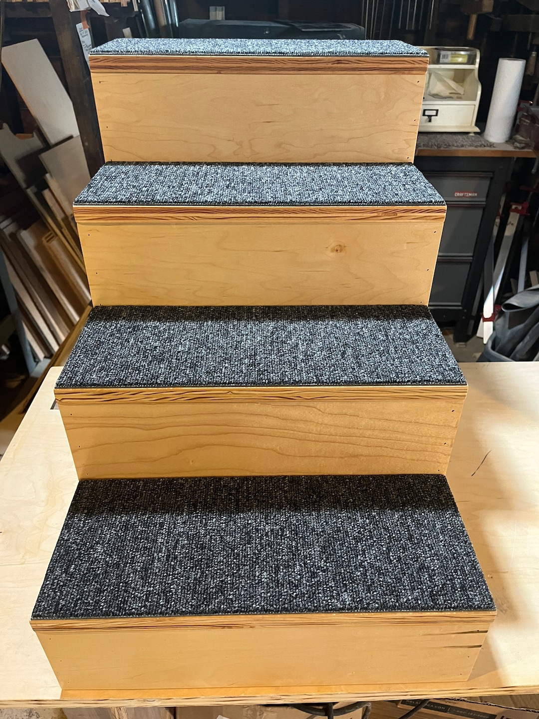 Custom Made Wood Dog Stairs Etsy