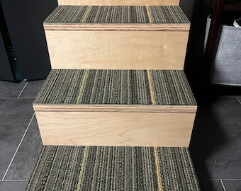 Custom made wood dog steps - Ready to ship