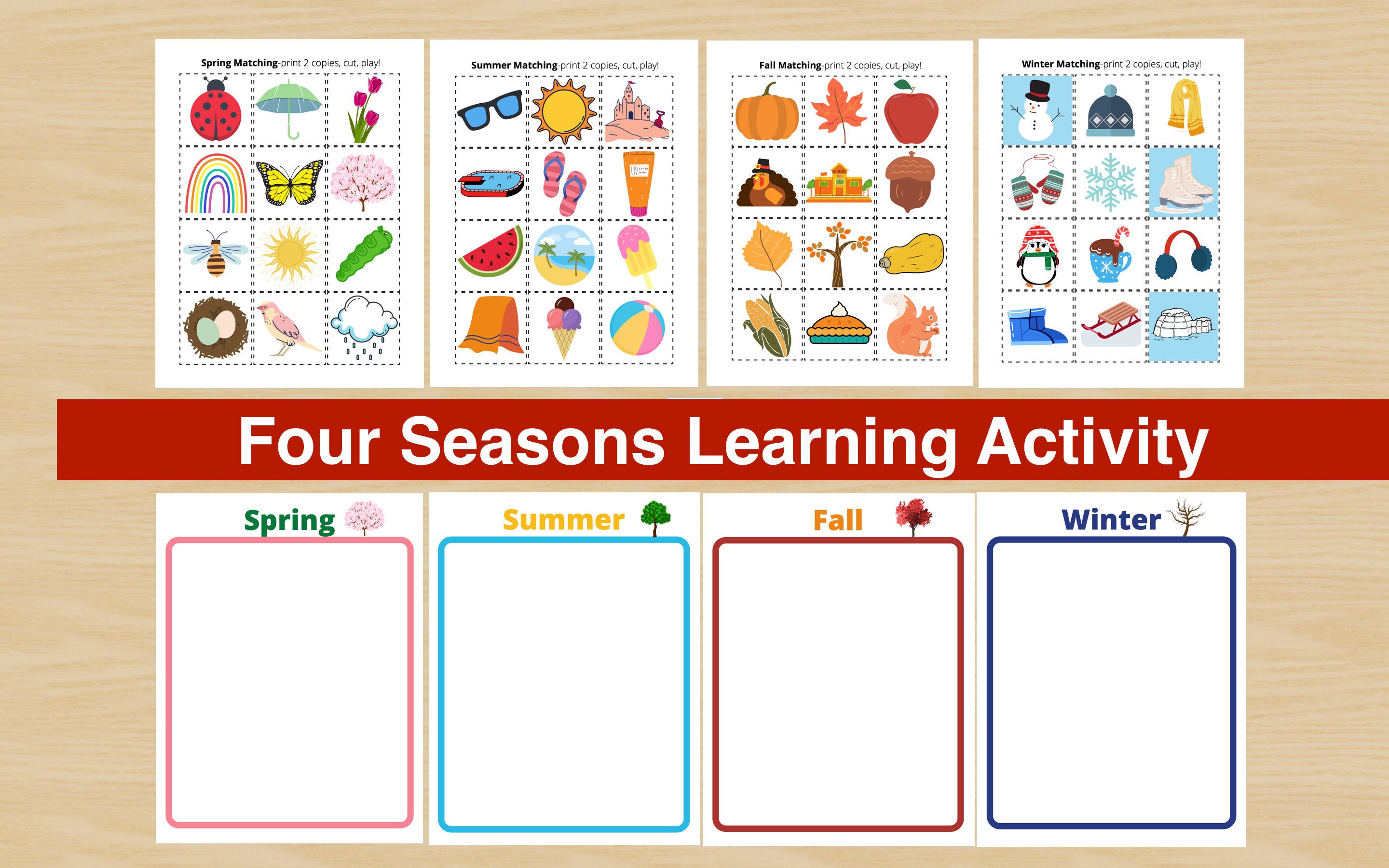 Activities For Preschoolers Four Seasons Activities For Preschoolers Four Seasons