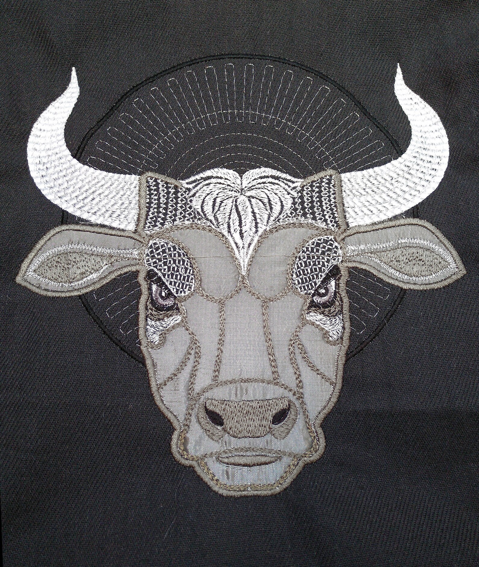 Bull head applique embroidery design taurus embroidery  etsy Bull head applique embroidery design taurus embroidery  etsy