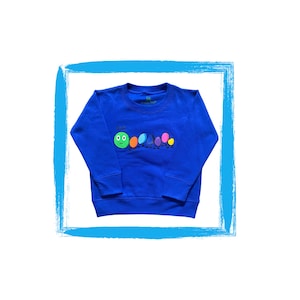 Cute Christmas Sweater - Caterpillar Sweatshirt, Bug Sweatshirt, Nature-inspired, Little Boy, Little Girl, Insects Shirt