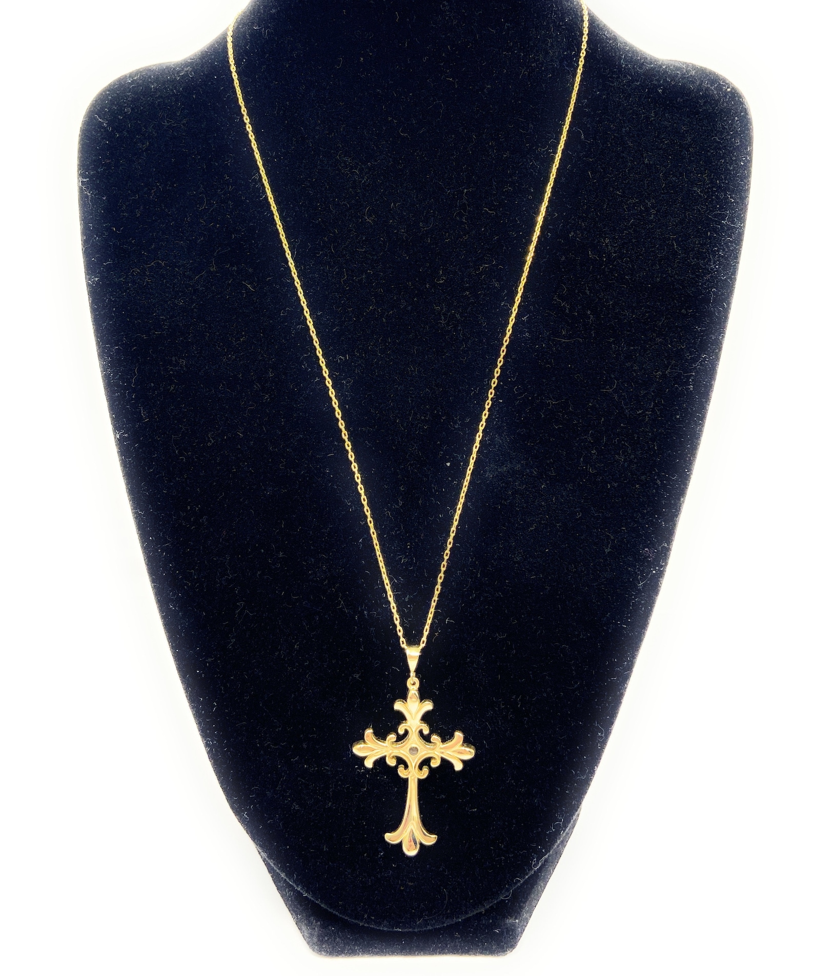 Silver Cross Necklaces. 14K Gold Faith Cross Pendant Celtic Etsy