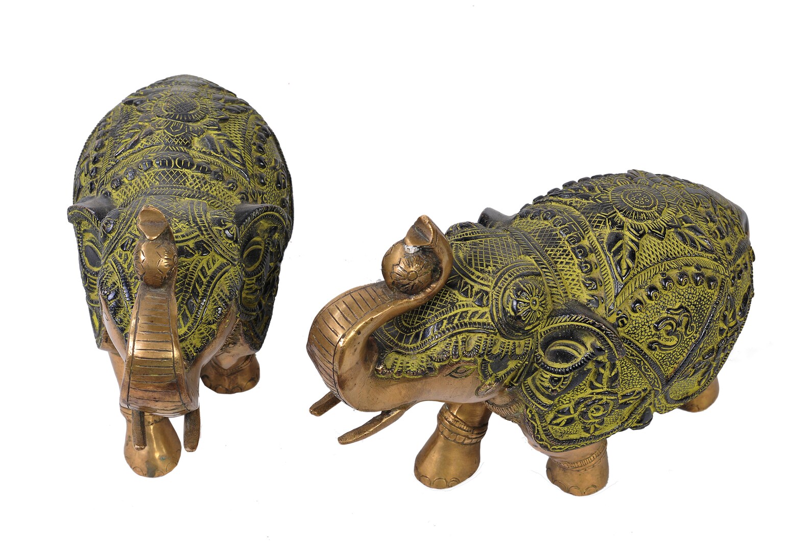 Handgemachte Antike Bronze Elefant Figuren Etsy.de