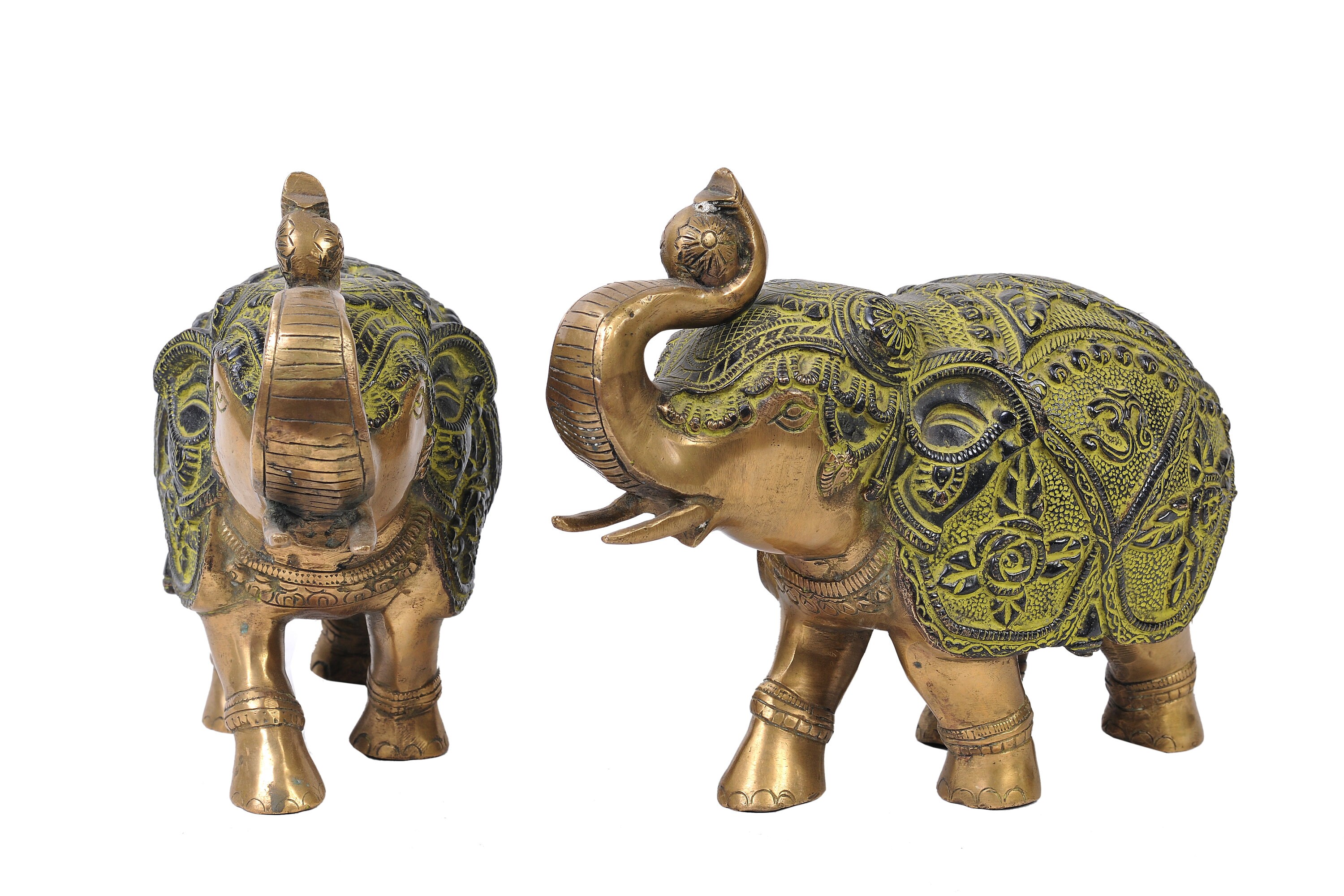 Handgemachte Antike Bronze Elefant Figuren Etsy.de