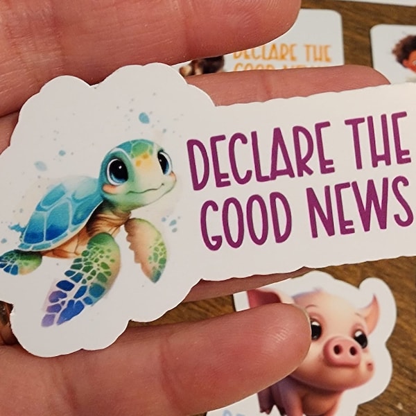 jw kids convention stickers 2024 - declare the good news, jw children's stickers, jw convention gift for kids