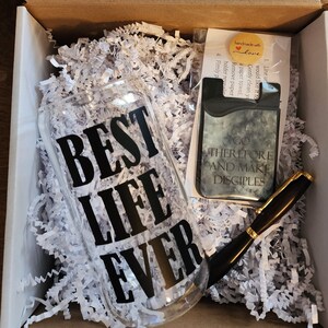 Personalized Brother Care Box: Tumbler, Pen & Card Holder gift