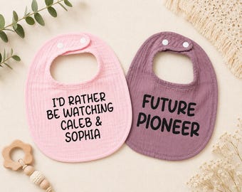 Funny Phrase Baby Bib: JW Newborn Gift Baby Shower